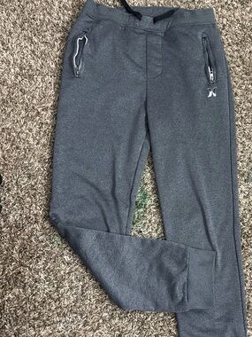 Hurley Gray Zip-Pocket Joggers